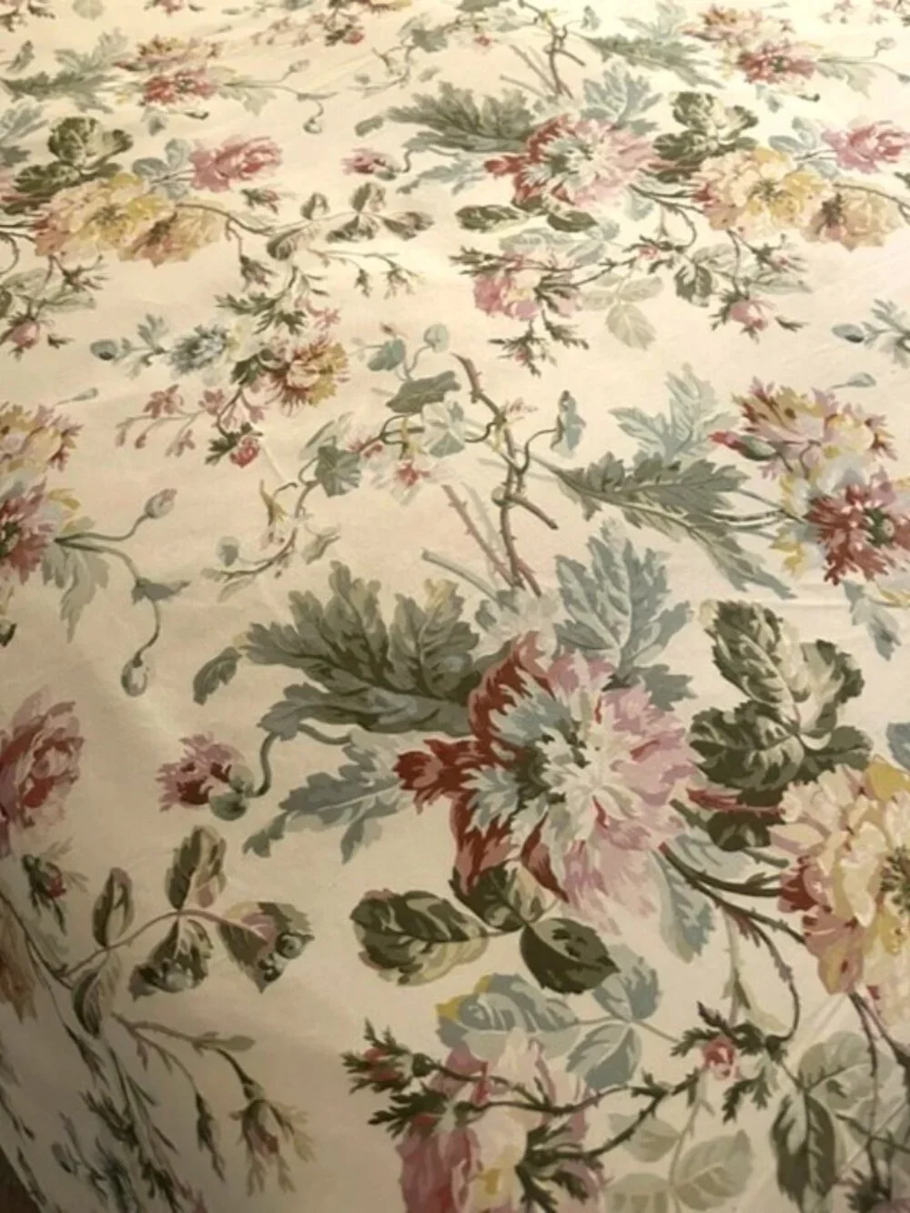 Vintage Lauren Ralph Lauren Wentworth Floral Queen Duvet Bed Skirt Pillowcase